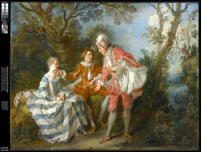 Two Friends by Nicolas Lancret