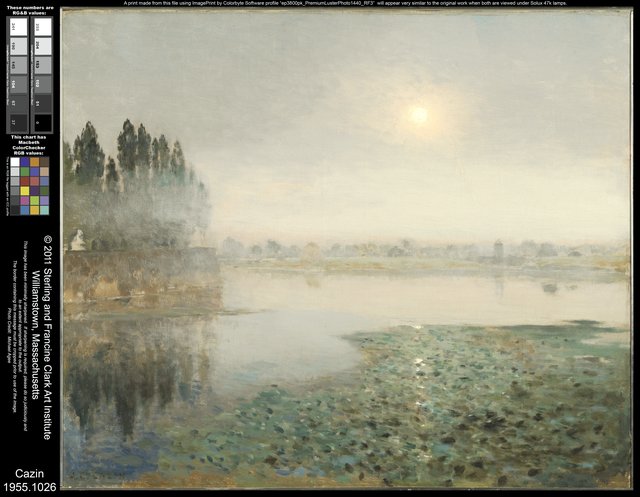 Mist on the River by Jean-Charles Cazin