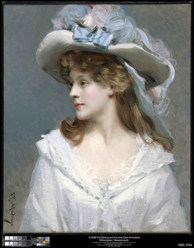 Woman in White by Raimundo de Madrazo y Garreta
