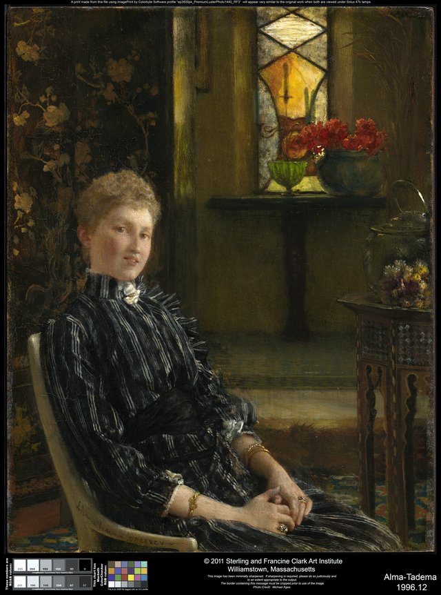 Portrait of Mrs. Ralph Sneyd (Mary Ellis Sneyd) by Lawrence Alma-Tadema