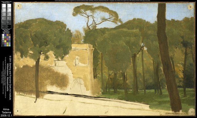 Pine Trees in a Roman Park by Lawrence Alma-Tadema