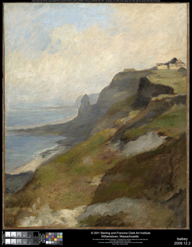 Cliffs of Normandy by Eugène Isabey
