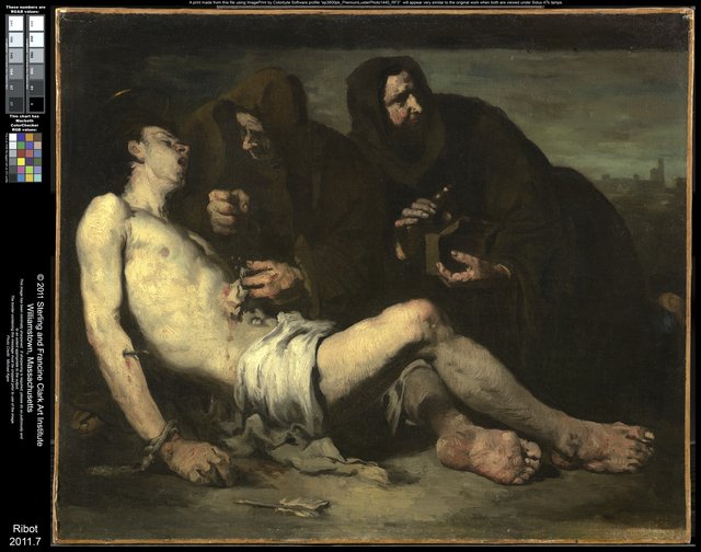 Saint Sebastian, Martyr by Augustin Théodule Ribot