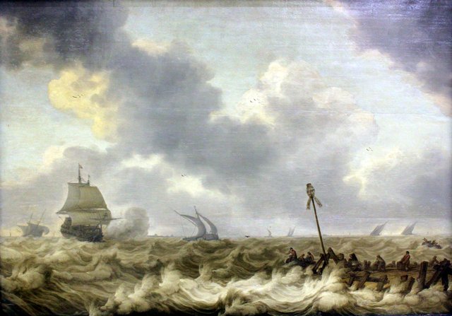 The storm by Simon de Vlieger