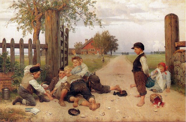 Grindslanten by August Malmström