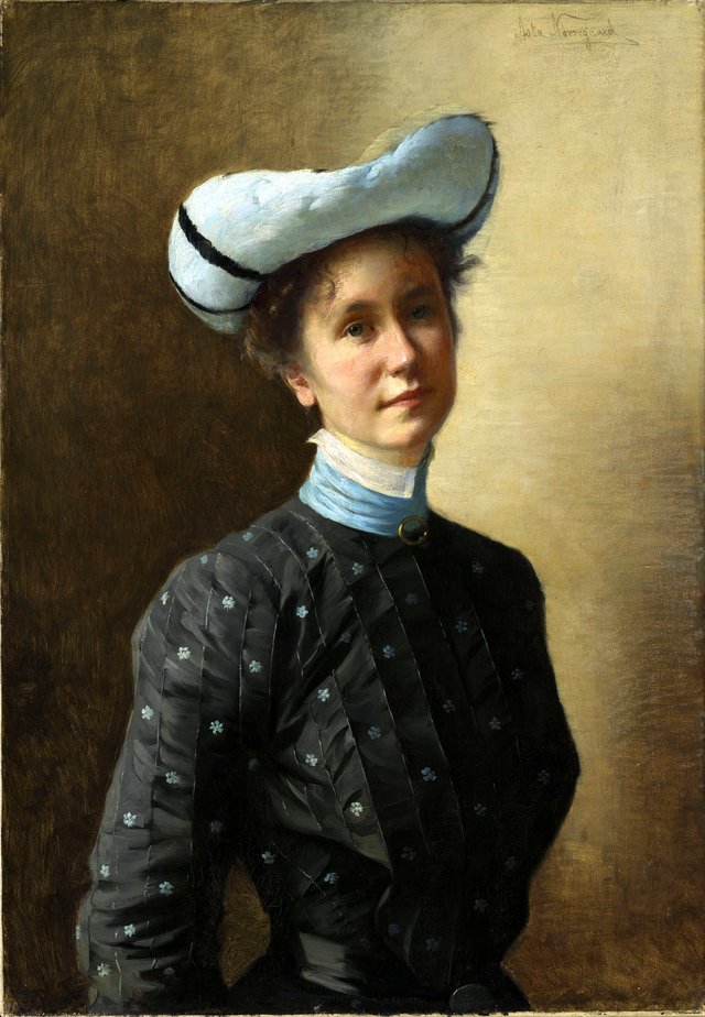 Portrait of Ingeborg Gade by Asta Nørregaard
