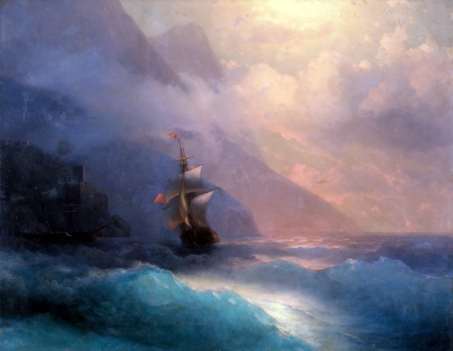 Marine scene by Ivan Aivazovsky