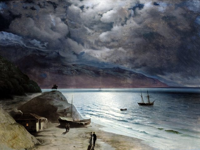 Night at Gurzof by Ivan Aivazovsky