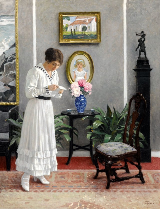 The Letter by Paul Fischer
