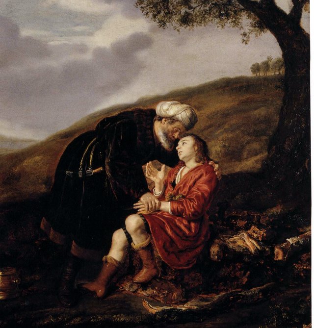 Abraham and Isaac before the Sacrifice (1642) by Jan Victors