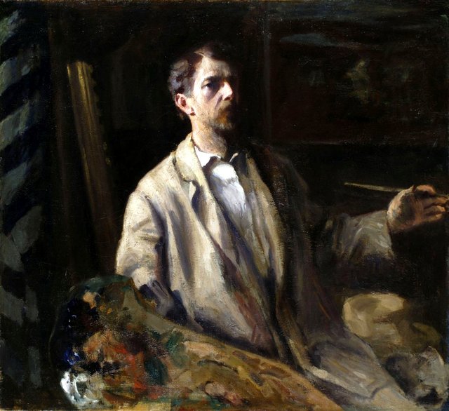 Self-portrait (in the Atelier) by Károly Ferenczy