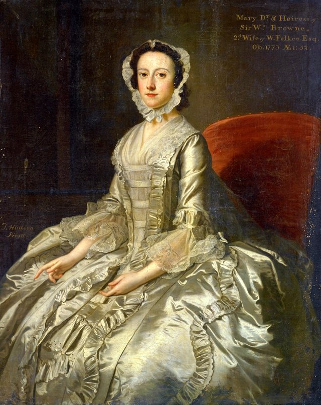 Mary Ffolkes, nee Browne (1721–73) by Thomas Hudson