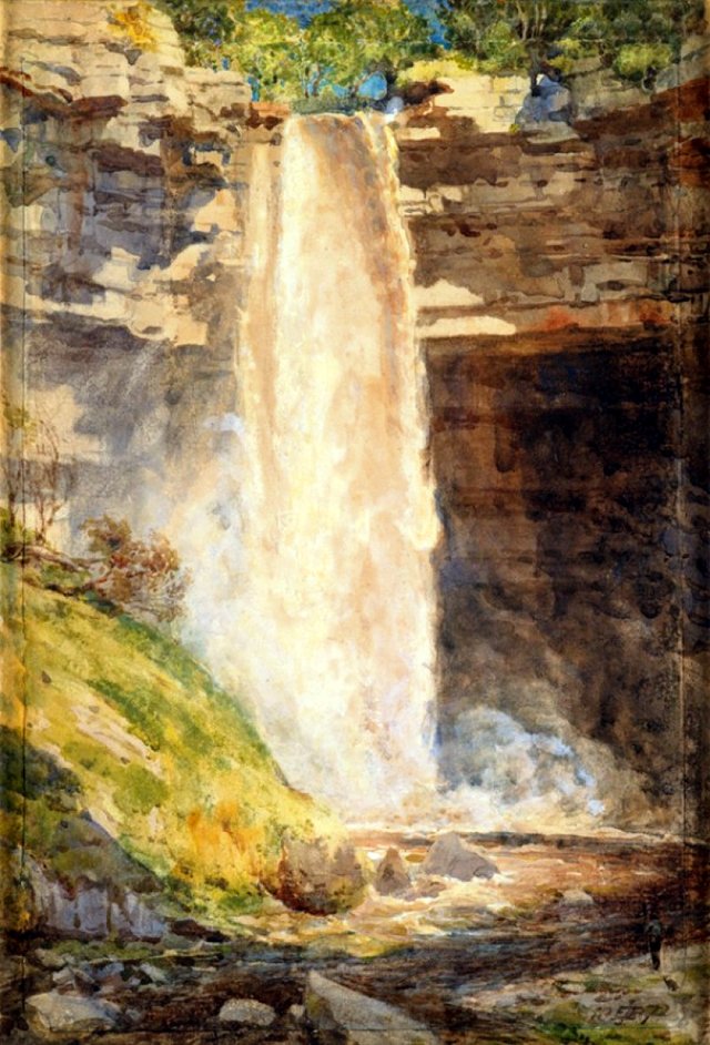 Hardraw Force, Wensleydale by Edward Poynter