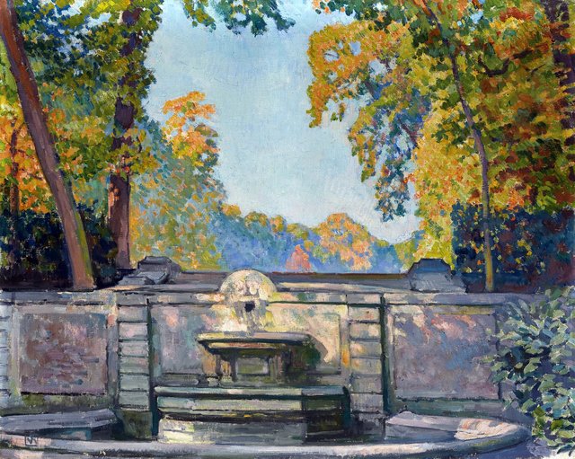 The Fountain by Théo van Rysselberghe