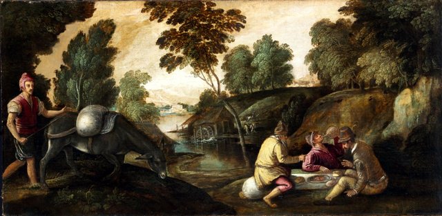 The Reconciliation of Jacob and Laban by Paolo Fiammingo