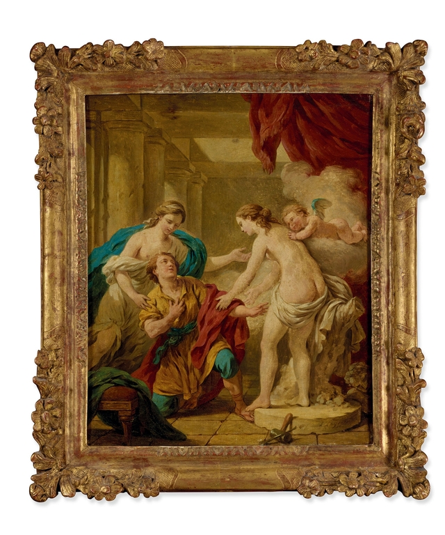 Pygmalion and Galatea by Louis-Jean-François Lagrenée