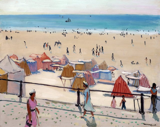 The walk to les Sables d'Olonne by Albert Marquet