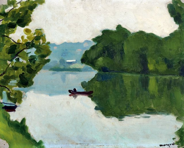 Shore of the Marne, La Varenne by Albert Marquet