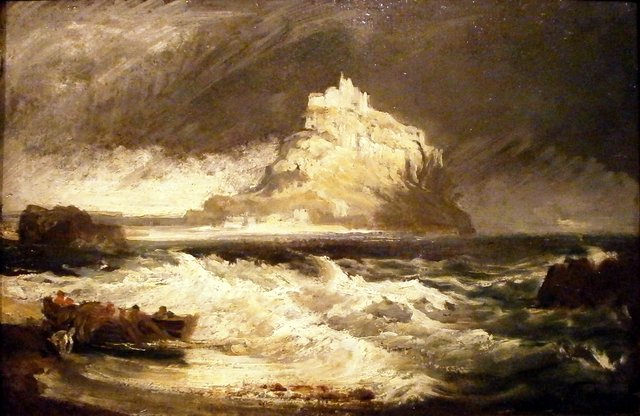 Mont Saint-Michel by Eugène Isabey