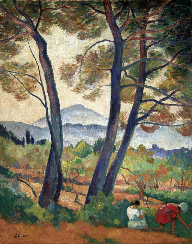 Sanary, view of Cap Sicié by Henri Lebasque