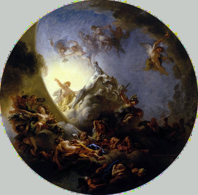 Sunrise with the Chariot of Apollo by Charles de La Fosse