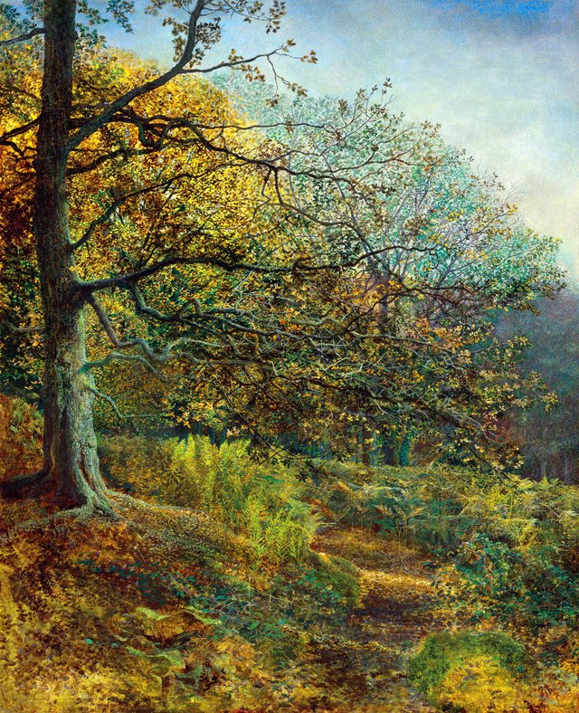 Woodland near Leeds by John Atkinson Grimshaw