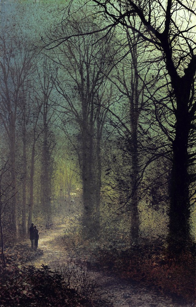 Thro' the Wood by John Atkinson Grimshaw