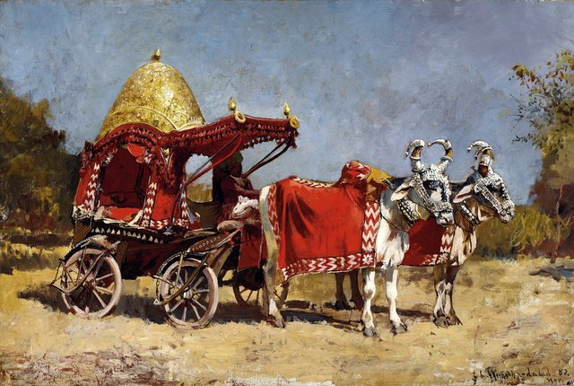 Native Gharry, or Cart by Edwin Lord Weeks