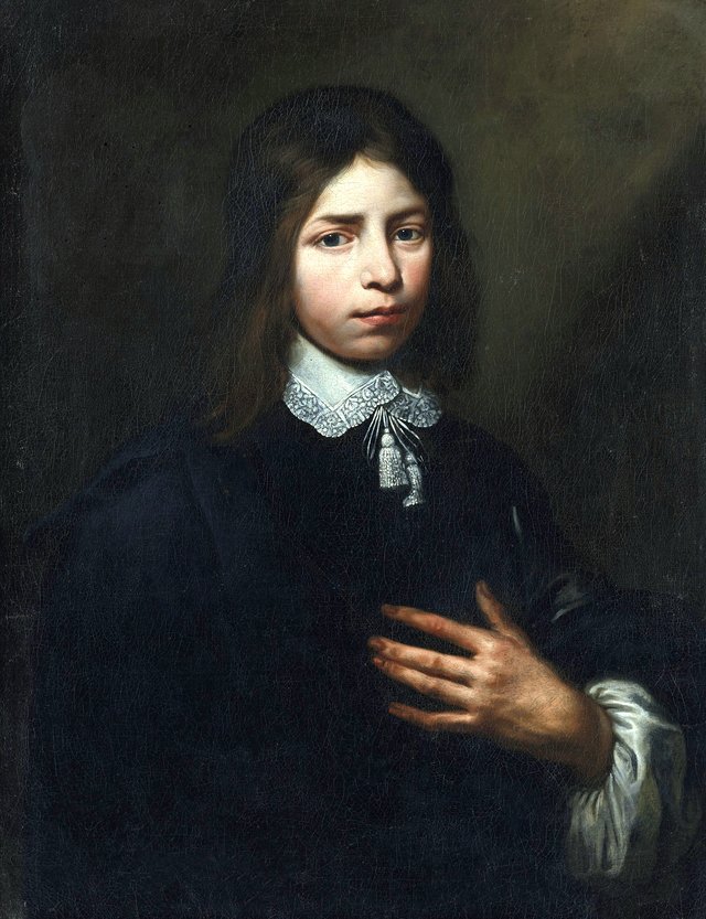 Portrait of a boy, aged 14 by Jacob van Oost