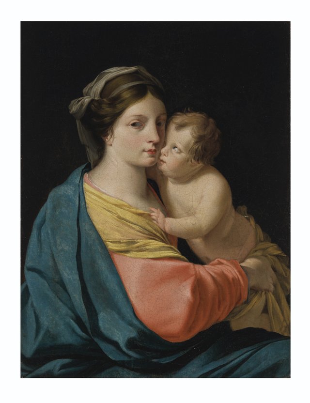 The Madonna and Child by Eustache Le Sueur