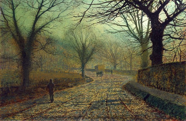 Stapleton Park, near Pontefract by John Atkinson Grimshaw