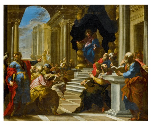 Christ Among The Doctors by Valerio Castello