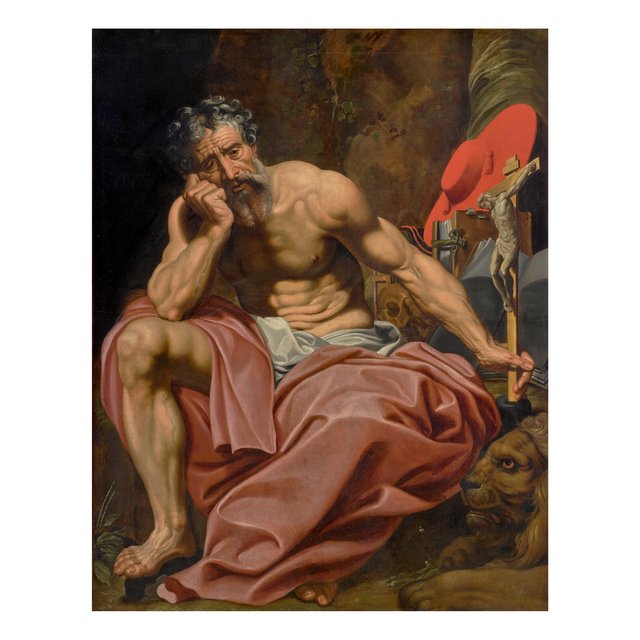 Saint Jerome by Abraham Janssens I