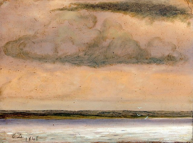 Study of clouds by Christen Dalsgaard