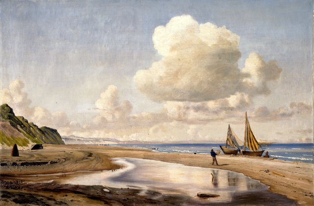 Vilhelm Kyhn, Fra stranden ved Kandestederne. by Vilhelm Kyhn