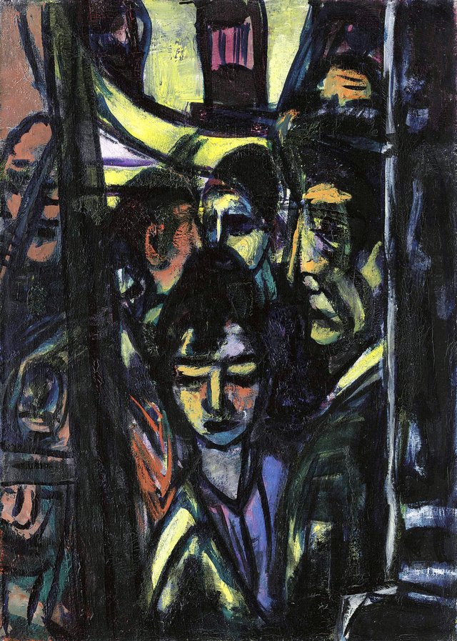 Café (Hotel de l’Europe) by Max Beckmann