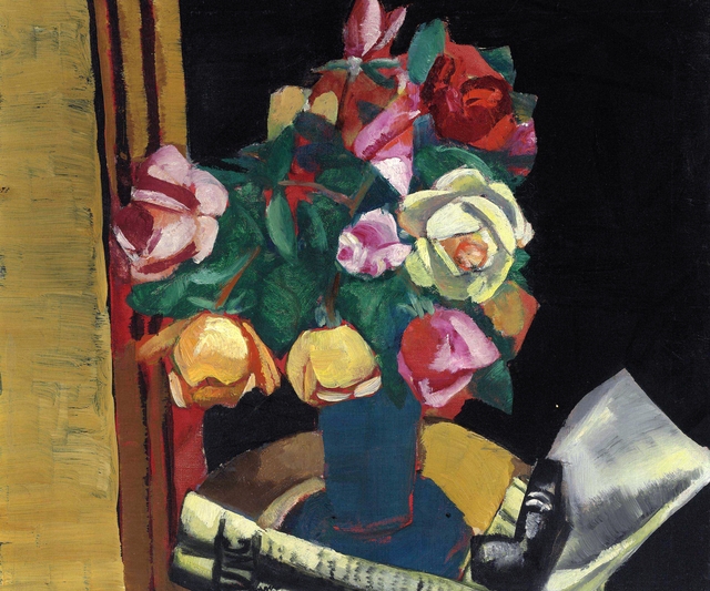 Still Life with Roses by Max Beckmann