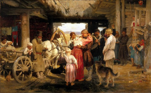 Seeing off the Recruit by Ilya Repin