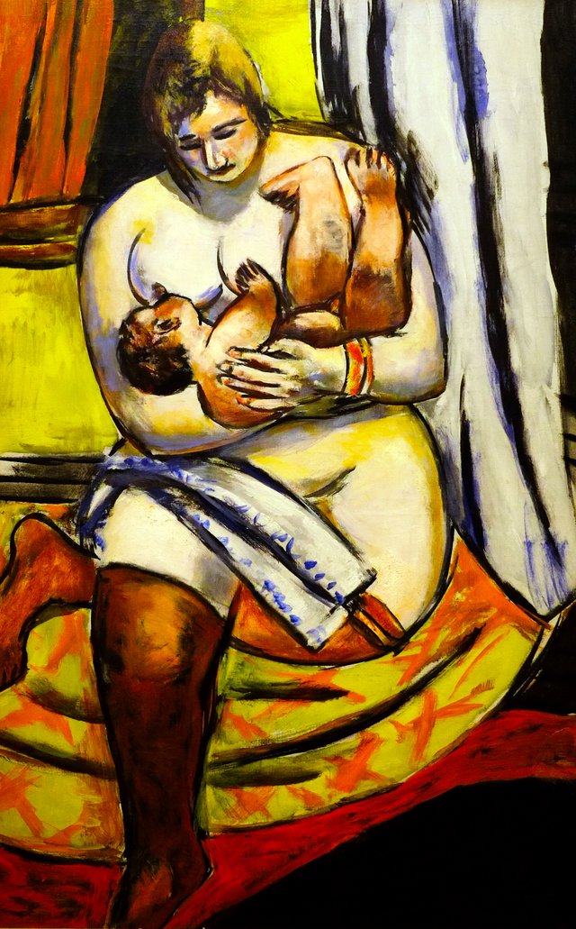 Mother and Child by Max Beckmann