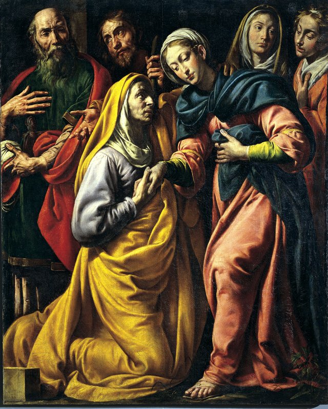 Visitazione della Vergine a Santa Elisabetta by Tanzio da Varallo