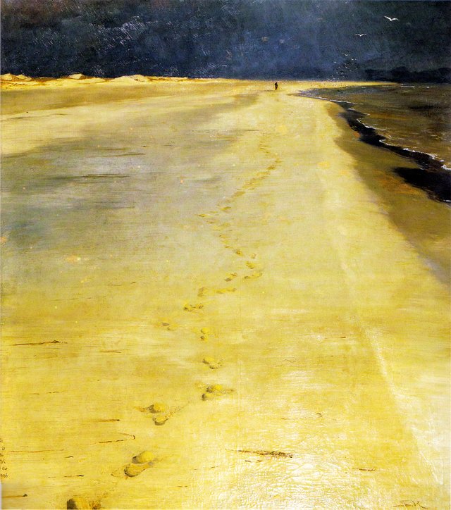 From Skagen Sønderstrand. by Peder Severin Krøyer