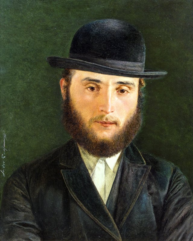 Isidor Kaufmann-Talmud student by Isidor Kaufmann
