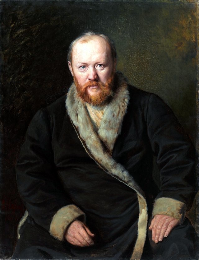 Porträt des Dramatikers A. N. Ostrowskij by Vasily Perov