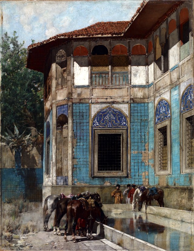 Damaskus by Alberto Pasini