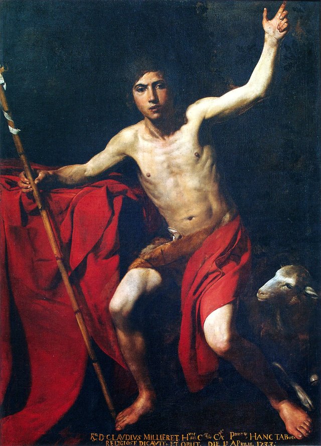 St. John the Baptist in the Desert by Valentin de Boulogne