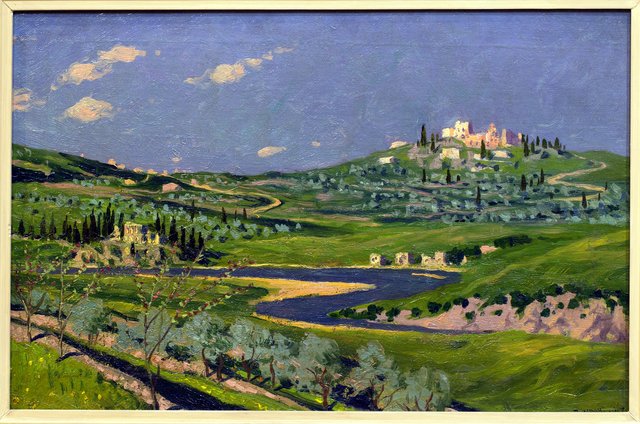 Italian Landscape by Stanisław Ignacy Witkiewicz