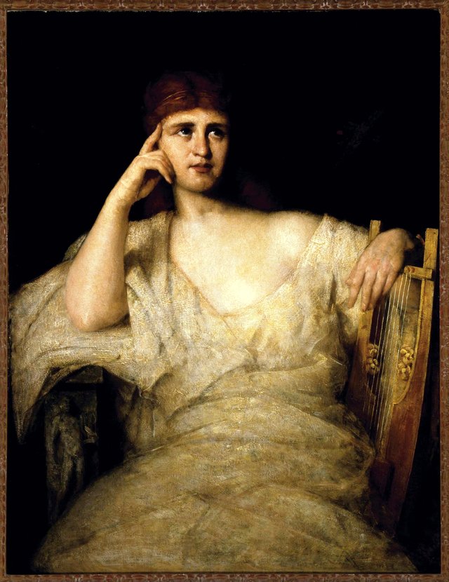 The Muse of Music by J. Alden Weir