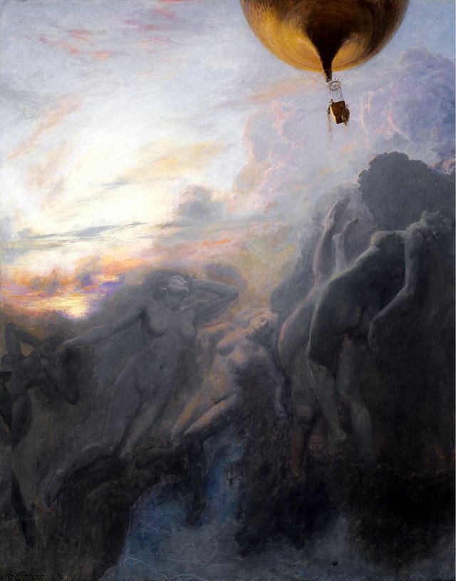 Voyage à l'infini by Émile Friant