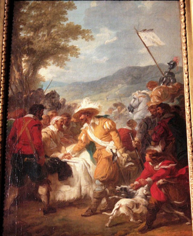 Henri IV rencontrant Sully blessé by François-André Vincent