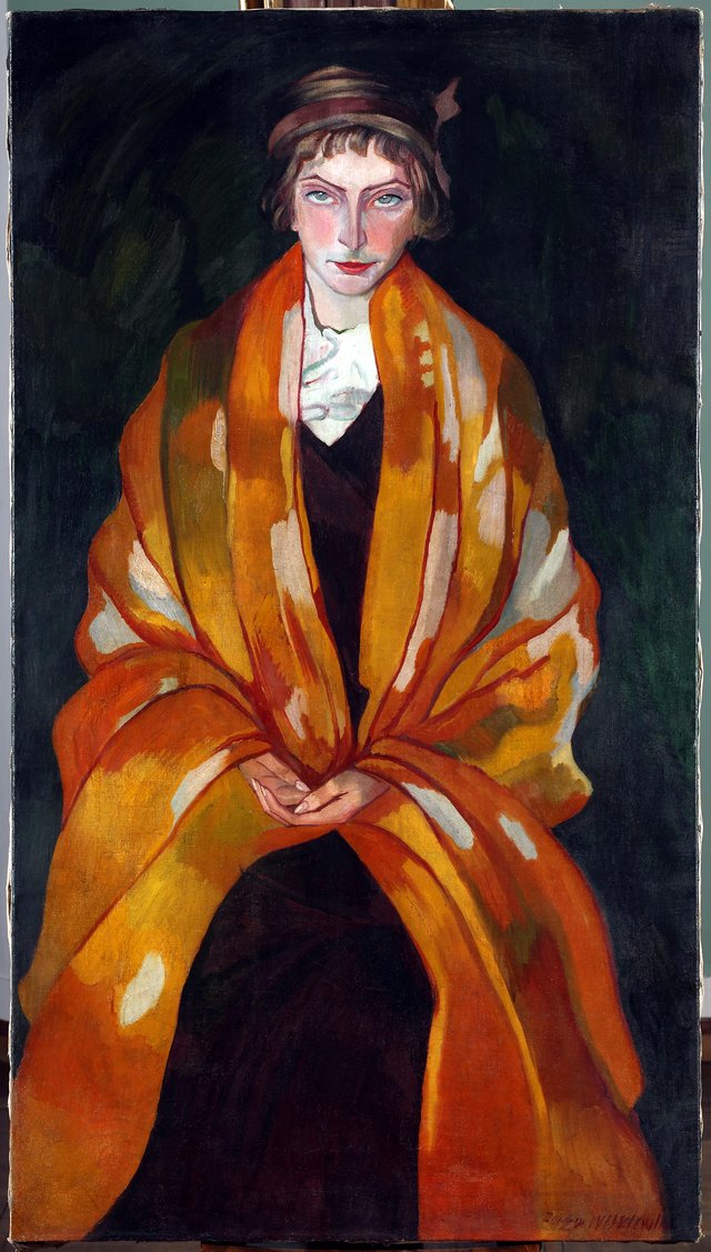 Portrait of Eugenia Dunin-Borkowska by Stanisław Ignacy Witkiewicz